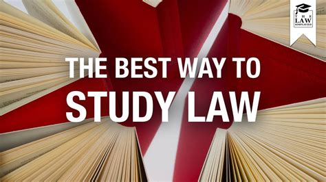 The Best Way To Study Law Youtube