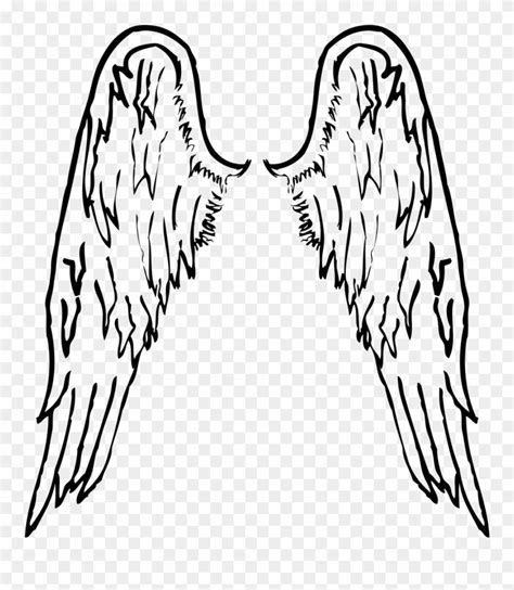 Angel Wings Outline Clickslomi