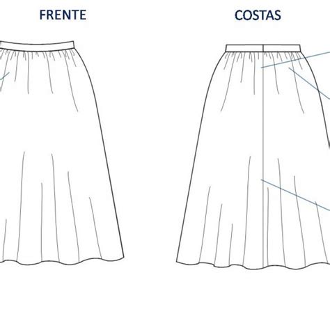 Desenho Técnico De Vestuário Com Especificações Fonte Neiva 2011