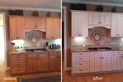 Restaining Oak Kitchen Cabinets Before And After Besto Blog