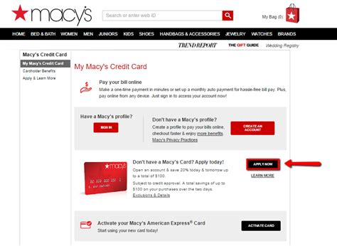 The macy's credit card comes with additional benefits that improve as you rise through each loyalty status. How to Apply to Macy's Credit Card - CreditSpot