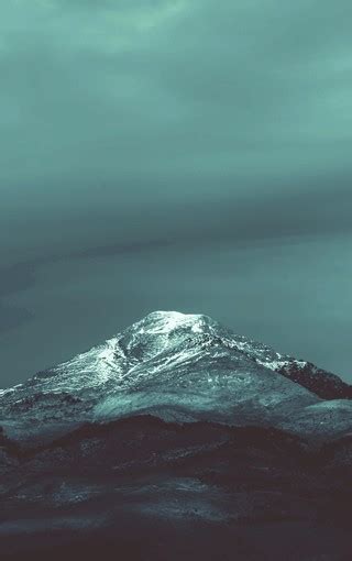 陡峭山峰自然风景图片壁纸 Zol手机壁纸