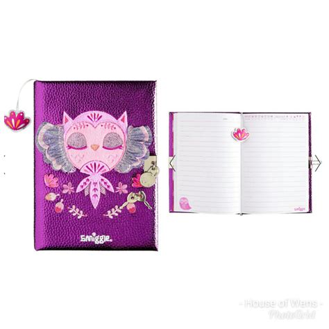 Jual Smiggle Into The Woods A5 Lockable Notebook Diary Kunci Smiggle