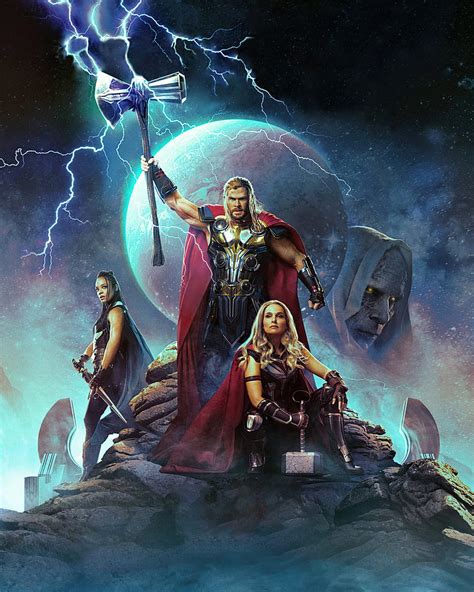 4k Free Download Thor Love And Thunder Imax Poster Hd Phone