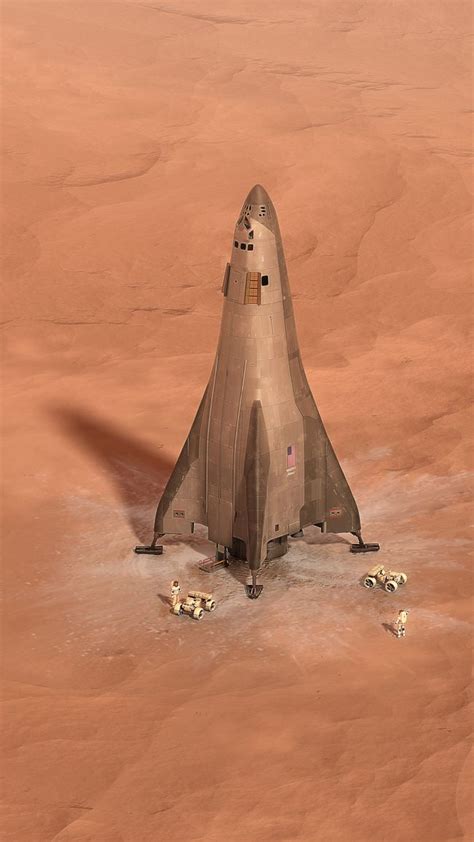Lockheed Martin Unveils Sleek Reusable Lander For Crewed Mars Missions