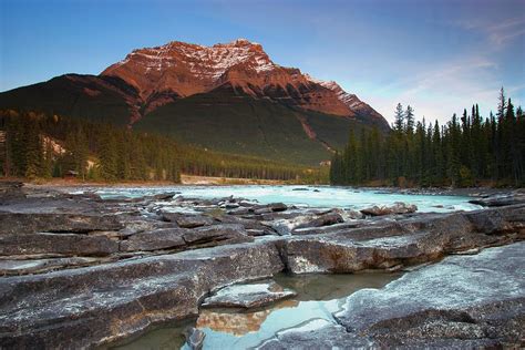 Mount Kerkeslin Athabasca Falls Jasper Photograph By Design Pics Fine