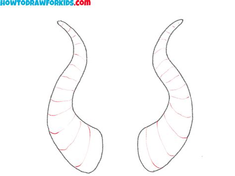 How To Draw Horns Easy Drawing Tutorial For Kids