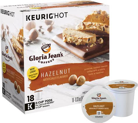 Keurig K Cups Gloria Jeans Hazelnut Coffee 18 Count For Sale Online EBay