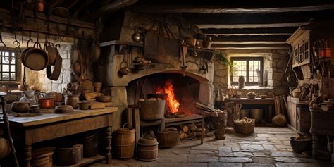 Feasts And Fireplaces Inside The Medieval Kitchen