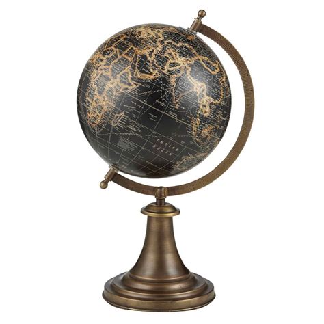 Black And Gold Globe