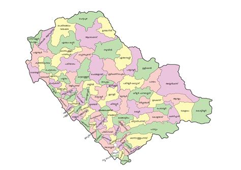 Ernakulam district map showing major roads, district boundaries, headquarters, rivers, towns, etc in ernakulam, kerala. Kollam District Map Pdf