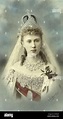 Mavra (Princess Elisabeth of Saxe-Altenburg) in her wedding costume ...