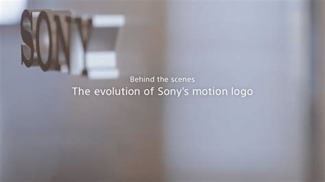 Behind The Scenes The Evolution Of Sonys Motion Logo Youtube