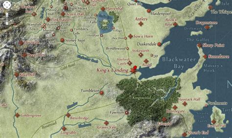 Carte Du Monde De Game Of Thrones Le Carte