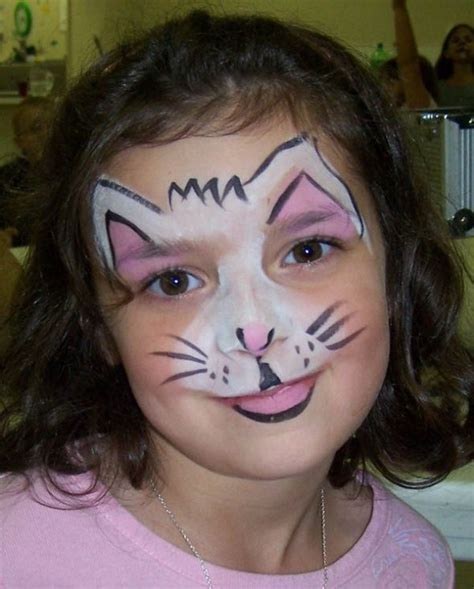 Cute Cat Face Painting Pintacaritas Pinterest