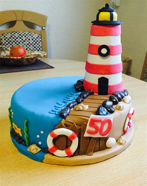 О доставке / all right reserved. Lighthouse cake, Leuchtturm Torte | Leuchtturmkuchen, Papa ...