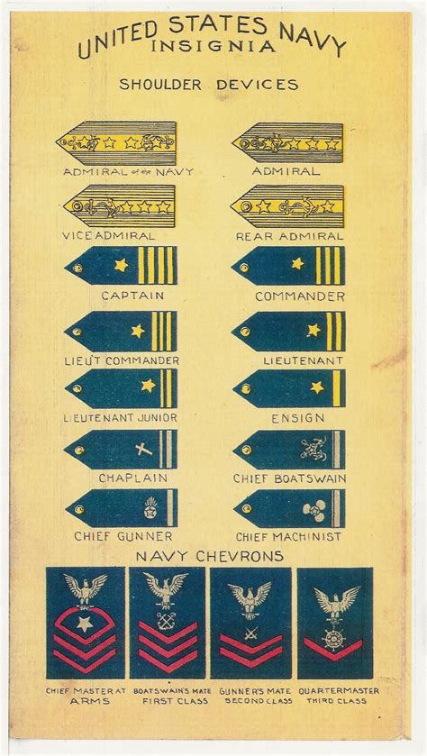 Vintage 1918 Navy And Army Insignia