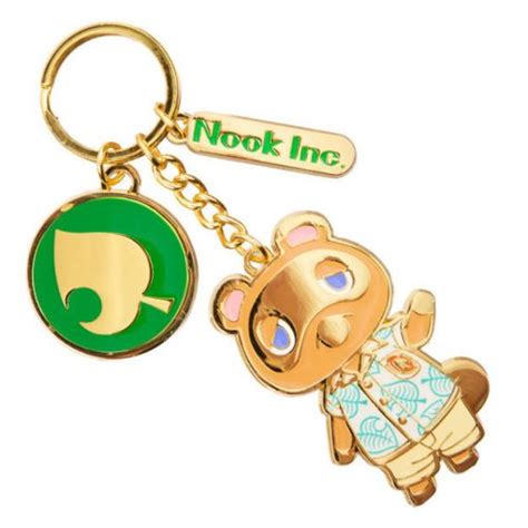 Bioworld Nintendo Animal Crossing Tom Nook Metal Keychain At Cheap