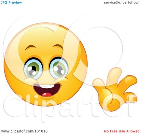 Royalty Free Rf Clipart Illustration Of A Yellow Smiley