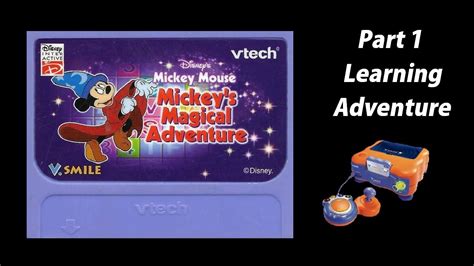 Mickeys Magical Adventure Vsmile Playthrough Part 1 Learning