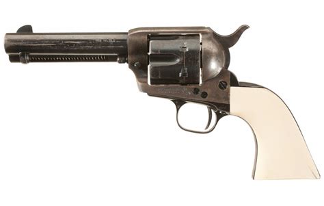 First Generation Colt Single Action Army Revolver With Ivory Grips