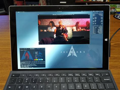 Surface Pro 3 Triple Boot Part 3 Archlabs Linux · Drtsh