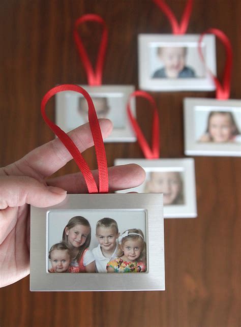 Diy Photo Christmas Ornaments Easy And Cheap Its Always Autumn