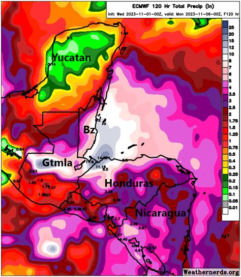 November 1 2023 Outlook Tropical Rains Head For Central America While