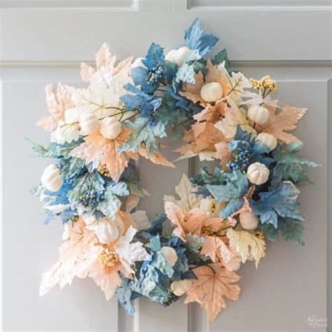 25 Diy Dollar Store Fall Wreaths Prudent Penny Pincher