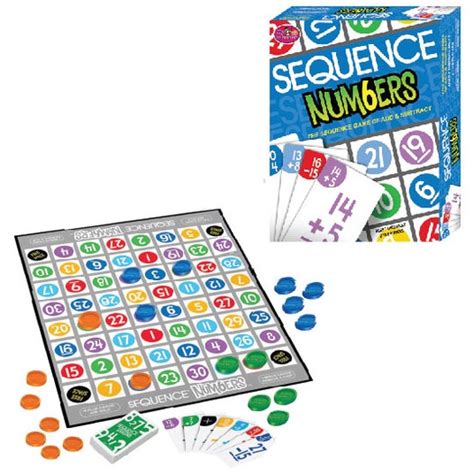 Sequence Numbers Game Mathematics Kit Nombor And Operasi Matematik Ready