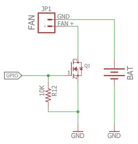 Power N Channel Mosfet As On Off Switch Between Battery And Load