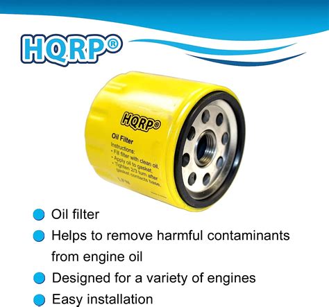 Hqrp Oil Filter For Toro 71192 71216 15 44hxl Series Lawn Tractor