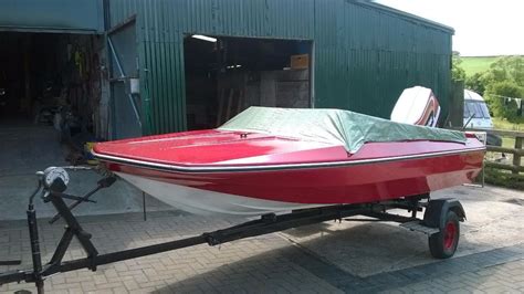 Bargain Picton Plancraft Stingray Speed Boat And Trailer In