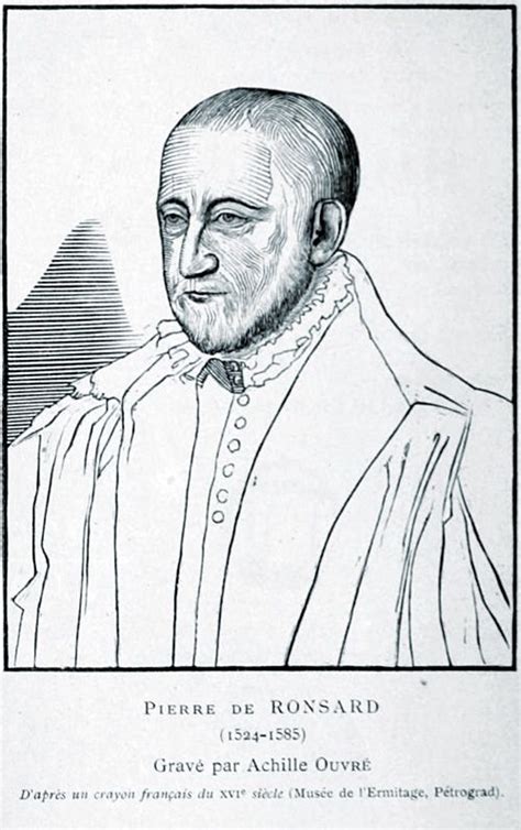 Pierre De Ronsard 1524 1585 Ronsard Texte Littéraire Litterature