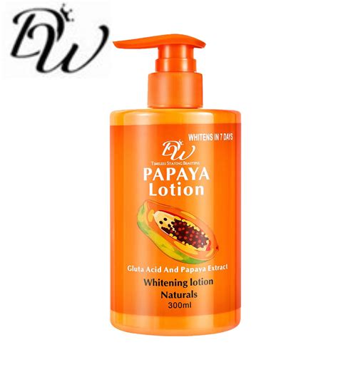 Dw Whitens In 7 Days Papaya Lotion Gluta Acid And Papaya Extract