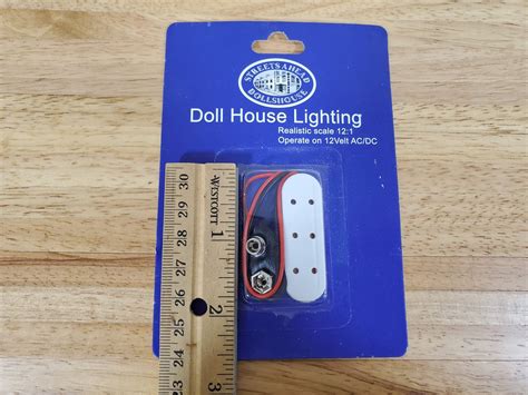 9 Volt Battery Adapter With 3 Plugs Dollhouse Miniatures Wiring Lights