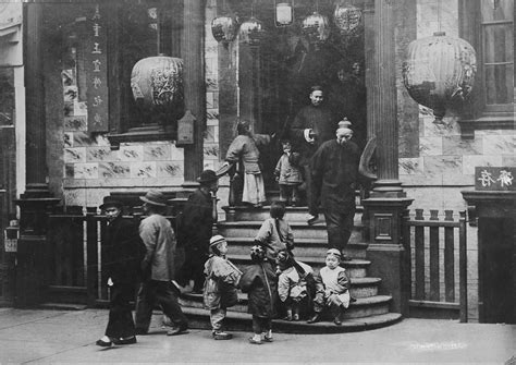 Street Life In San Franciscos Chinatown At The End Of The 19th Century