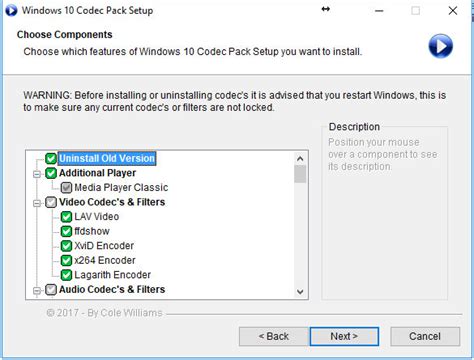 A codec is a piece of software on either a device or computer capable of encoding and/or decoding video and/or audio data. Windows 10 Codec Pack 2.1.9 Download - Pobierz za Darmo