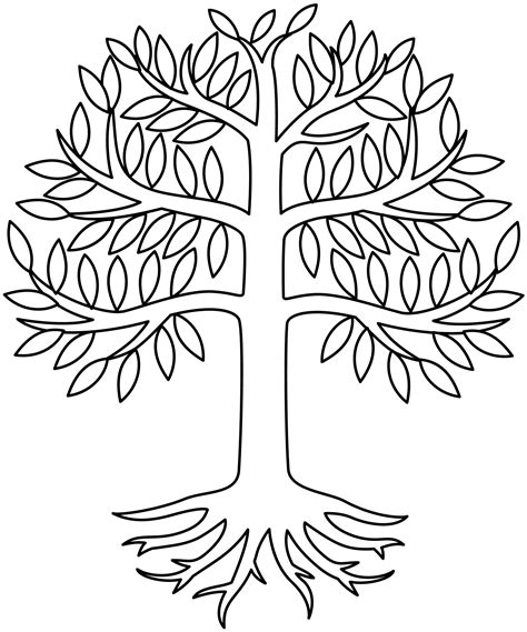Free Printable Tree Of Life Template Printable Templates By Nora