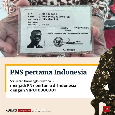 Pegawai Negeri Sipil PNS Pertama Di Indonesia Infografik GNFI