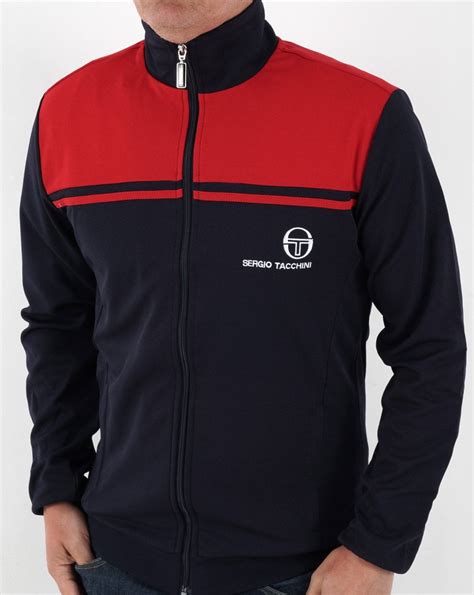 Sergio Tacchini New Young Line Track Top Navy 80s Casual Classics