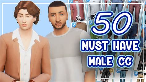 👕 👖 Best Male Cc Must Have Links The Sims 4 Cc Haul Youtube
