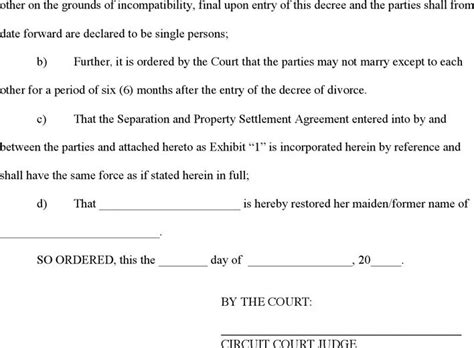 Oklahoma Divorce Decree Form Decree Divorce Forms Divorce