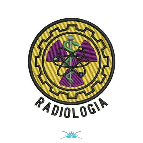 Matriz De Bordado Símbolo Radiologia Bm Shop Bazar E Cia