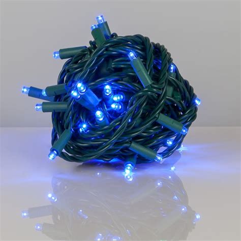 Kringle Traditions 5mm Led Blue Christmas Lights Indoor Outdoor Mini