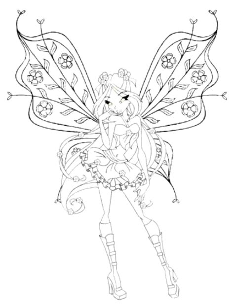 Free Coloring Activity With Winx Club Coloring Pages New Coloring Pages