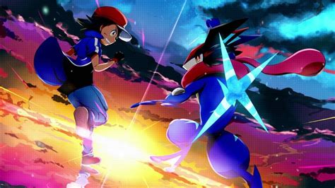 Pokemon Amv Ash And Greninja 2 Out Of Control Youtube