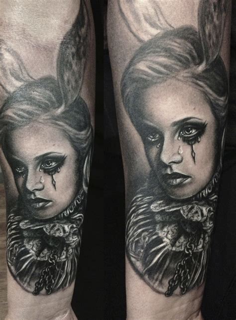 Black And Grey Wash Tattoos