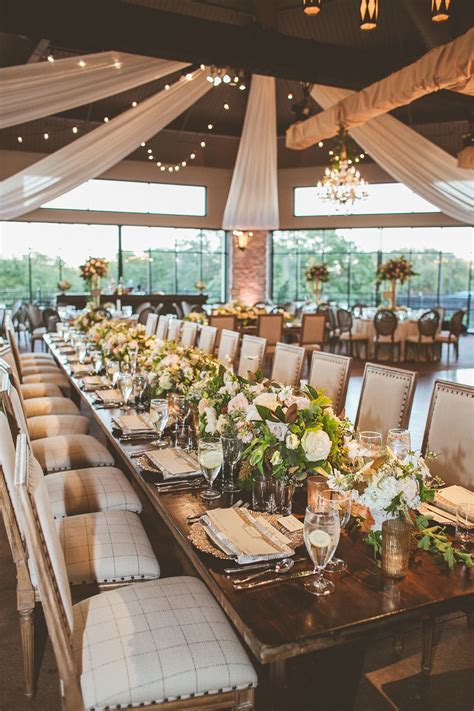 Rustic Elegant Reception With Outdoor Feel In Austin Texas