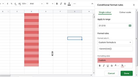 Using an array formula, with if anyway , most of what i wrote here is applicable to google sheets and since most spreadsheet users have a not sure what exactly you mean by apply. if you mean reference a column as an input. How to alternate hue of rows in an Excel (or Google Sheets ...